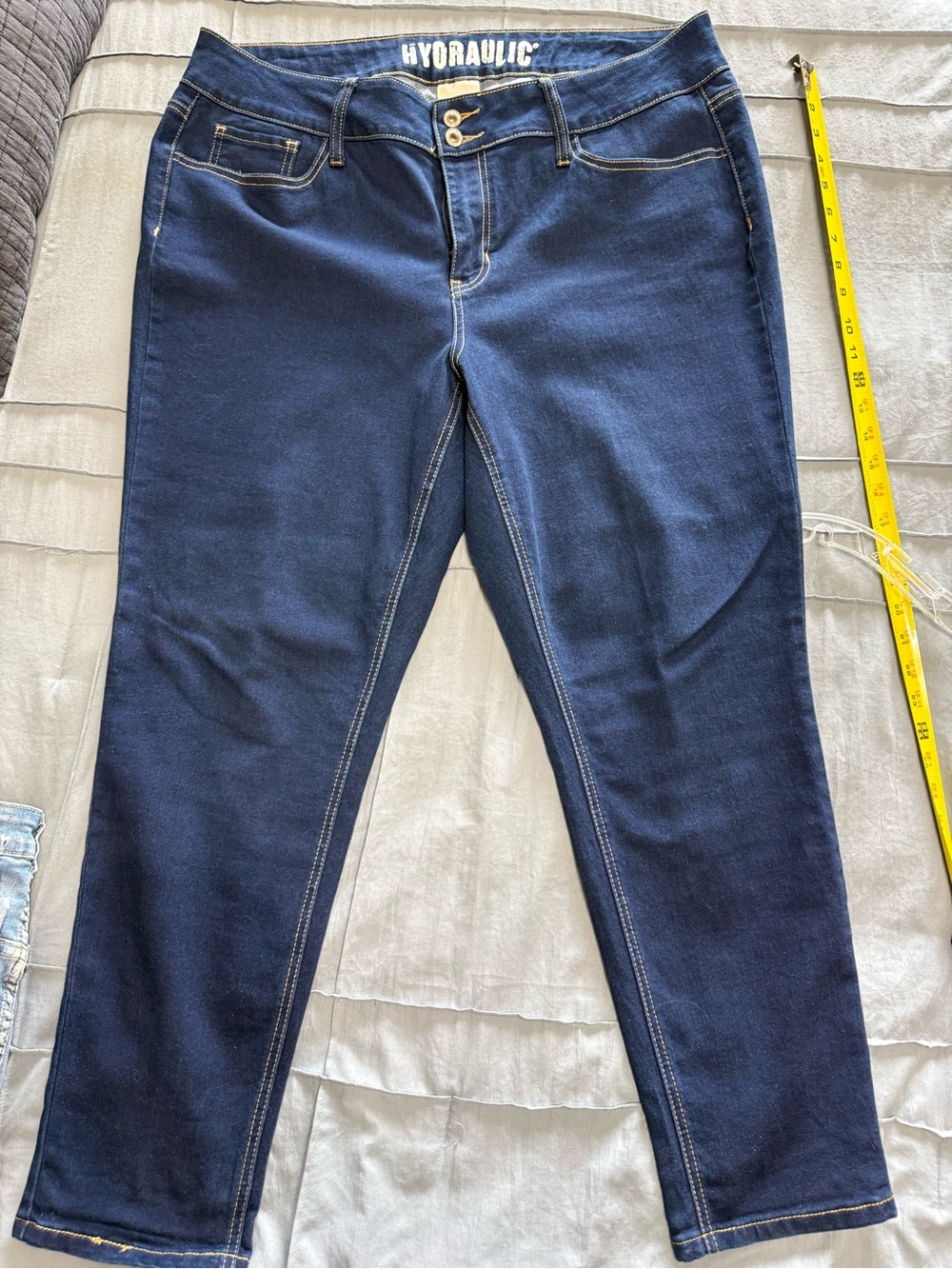 Hydraulic Navy Blue Stretch Jeggings